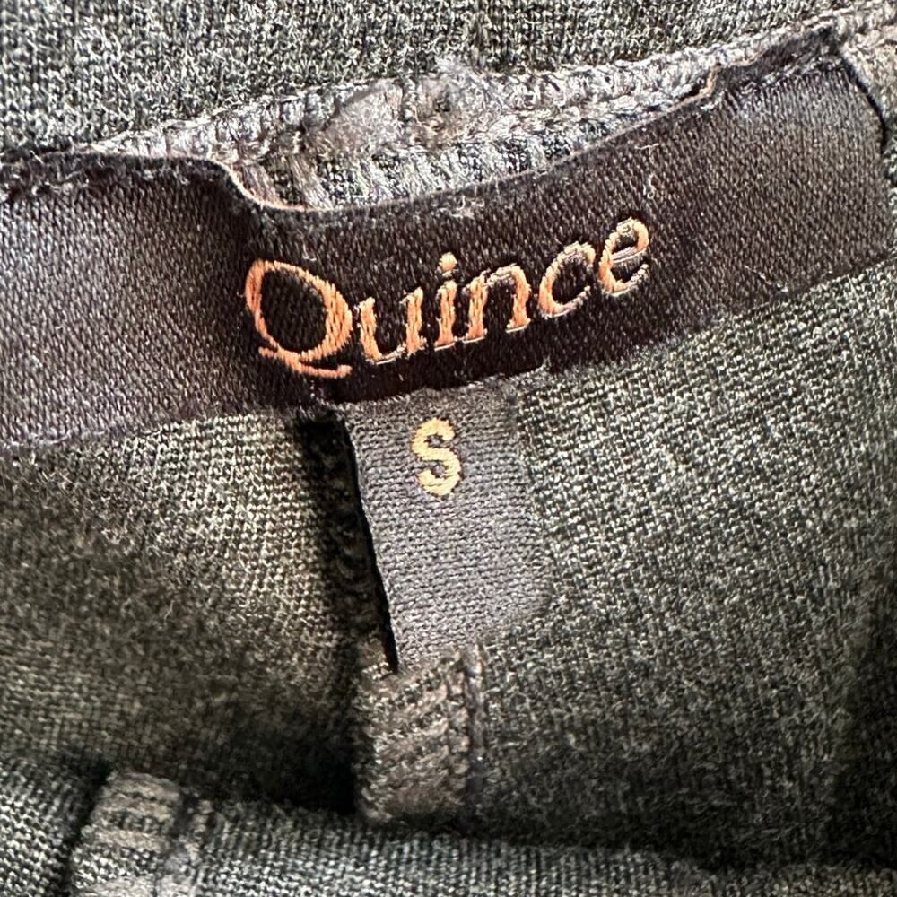 Quince Charcoal Gray Wide Leg Tailored Trousers – Size Small - Picture 7 of 7